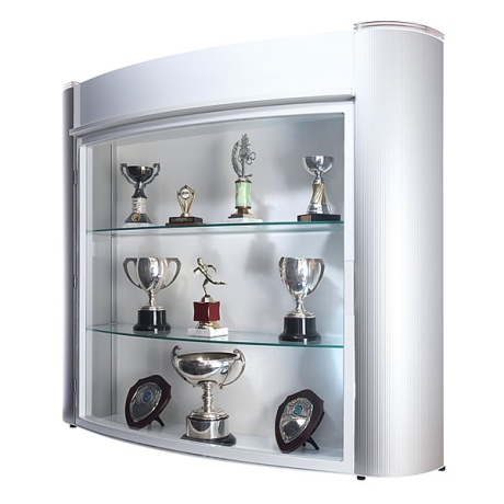 Spaceright Wall Mounted Trophy Showcase - Optional LED Illumination